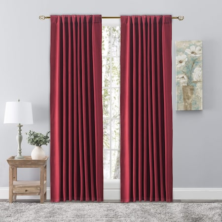 Glasgow Pocket Curtain Panel With Back Tabs